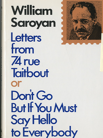 Letters From 74 Rue Taitbout (1969) book cover